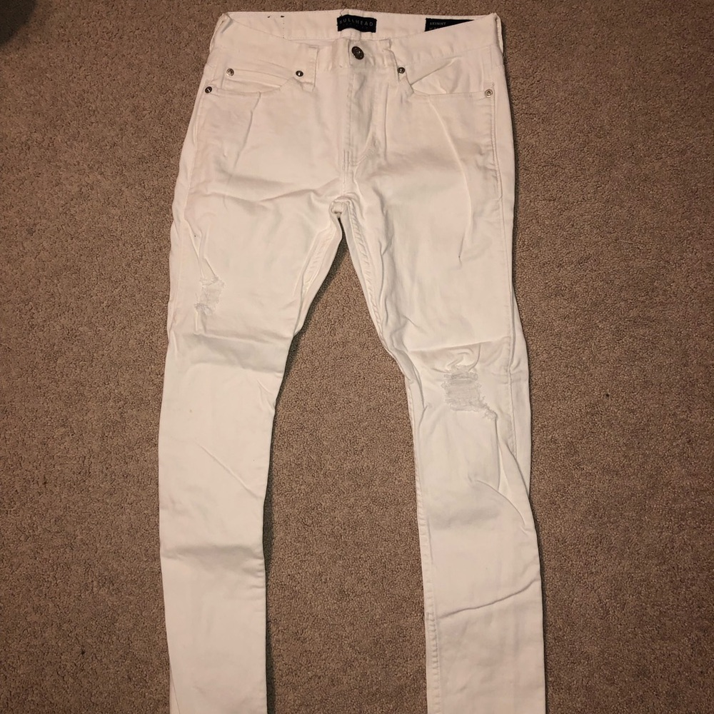 Bullhead Denim White Skinny Jeans